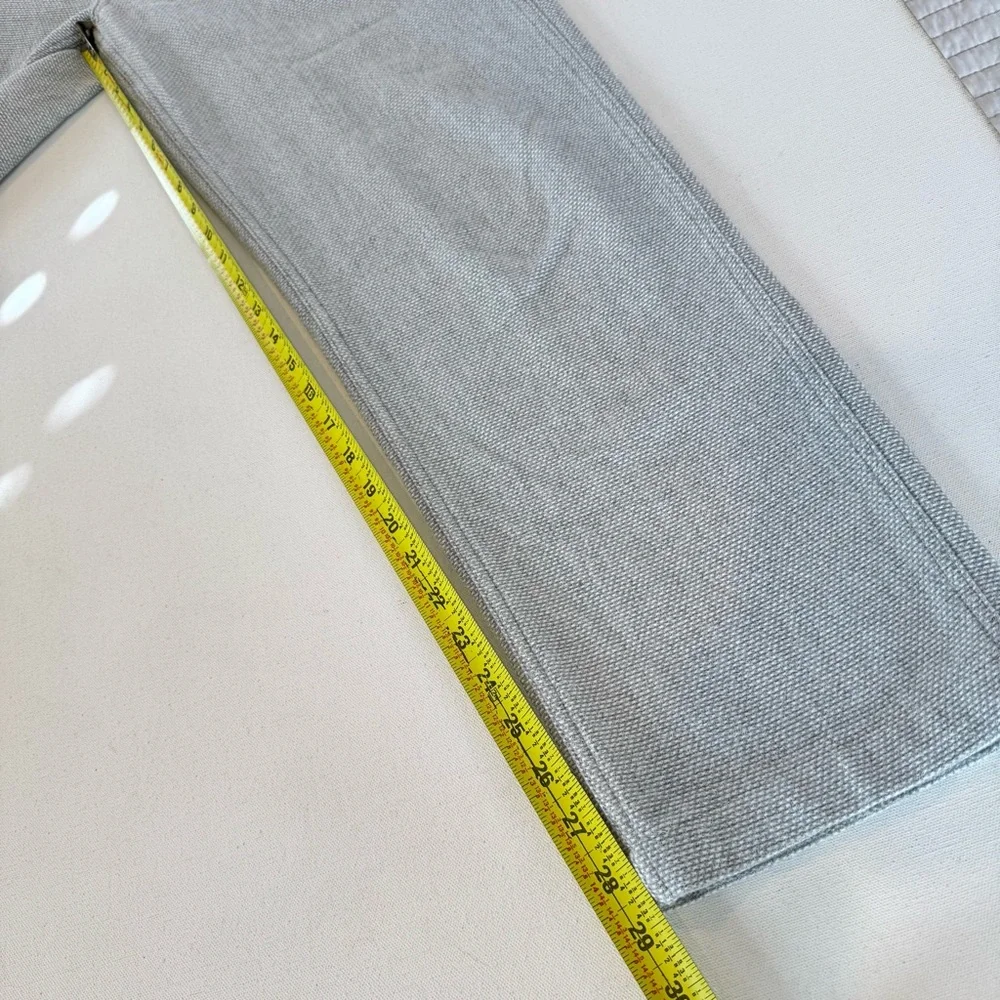 Carbon 2 Cobalt Pants Men 30x29 Gray Textured Cotton Tweed Trousers Slacks Chino